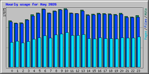 Hourly usage for May 2026